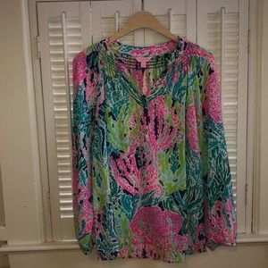 Lilly Pulitzer silk top